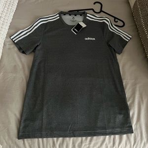 Adidas Medium Grey Training T-shirt
